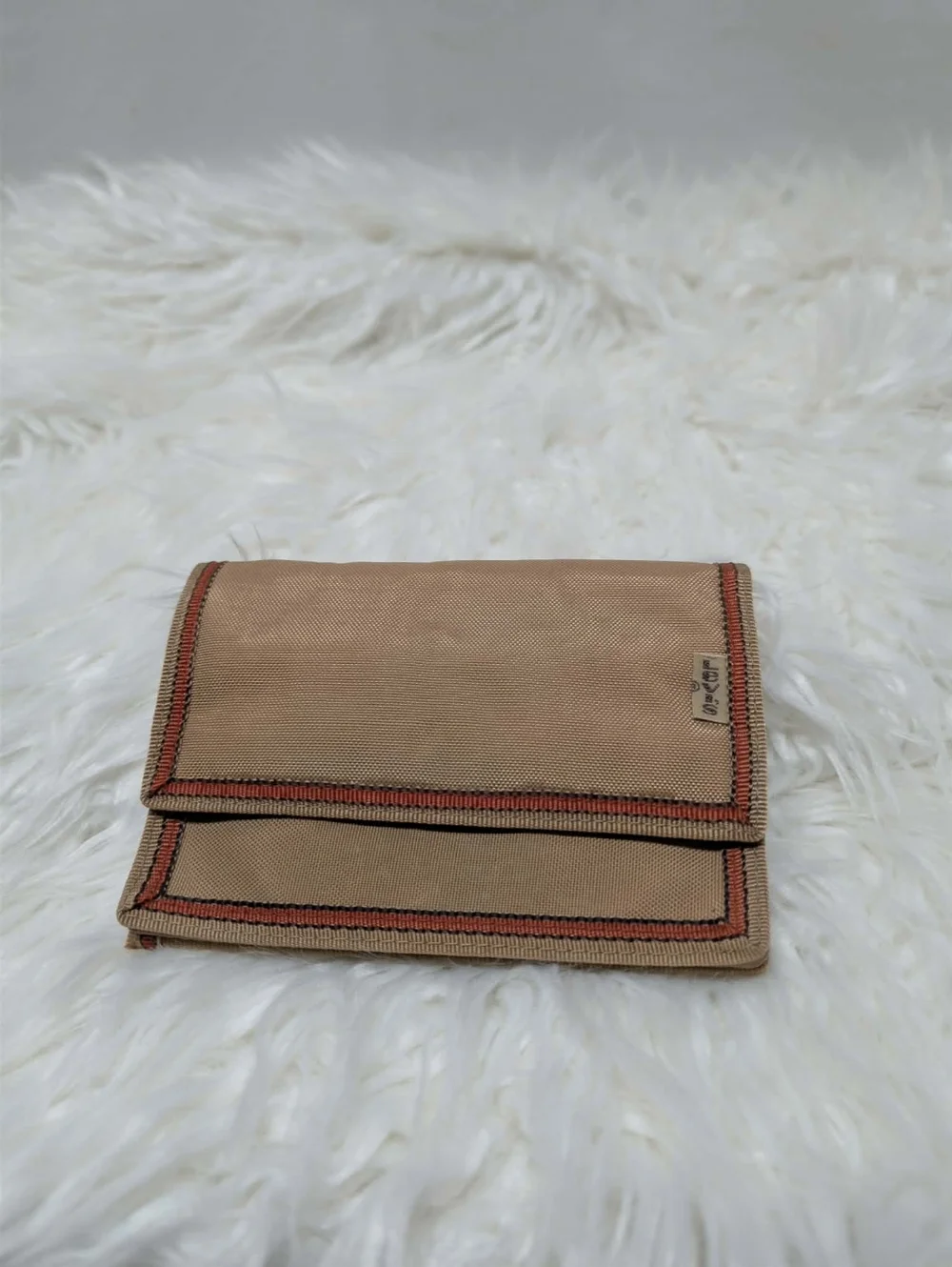 Nwt 70s 80s Rare Vintage Levi's Tan Bifold Wallet with ID Window